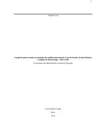 Projecto de Pesquisa