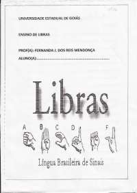 Apostila de Libras, Língua de Sinais.