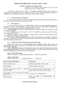 Direito Obrigacional