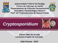 Seminário parasitologia clínica II - Cryptosporidium (Alinne e Linni).pptx