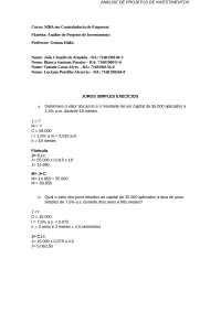Analise de Investimento
