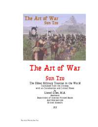 Art Of War by Sun Tzu