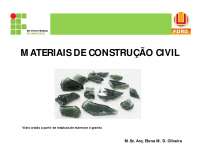 Pedras Naturais  Materiais de Construção civil