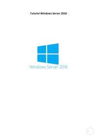 Instalação do windows server 2016