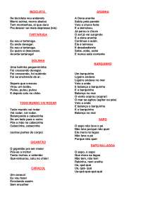 Musicas Infantis para o aprendizado inicial