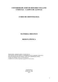 Apostila de Bioestatística
