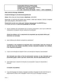 Lista 1.4 de exercício da disciplina de icc da ufcg