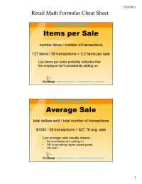 retail math formulas cheat sheet