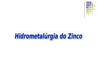 Hidrometalurgia zinco