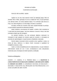 Atividade portfólio fundamentos da educação