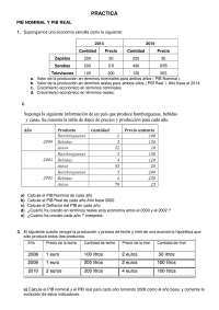 Ejercicios sobre producto interno bruto e indice de precios al ...