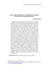 Ética na Gestão de Pessoas.
