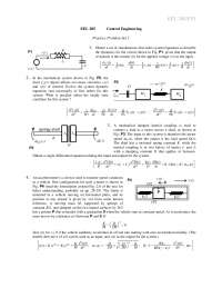 Tutorials for control systems - Docsity