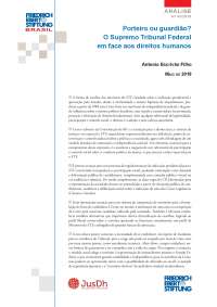 Porteiro ou Guardião? O Supremo Tribunal Federal na agenda política das organizações de direitos humanos