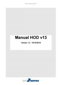 Manual Sistema HOD SERPRO