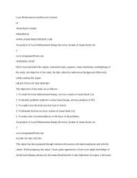 Loan disbursement and recovery system