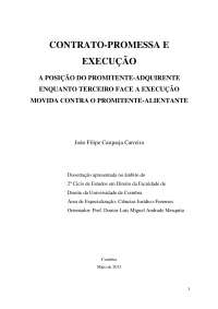 Contrato-promessa-execução: a legítima defesa