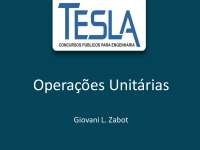 Exercícios de Operações Unitárias para Engenharia Química