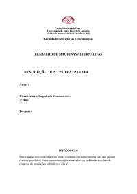 Trabalhos Praticos de Maquinas alternativas