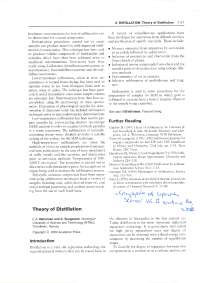 Theory of Distillation