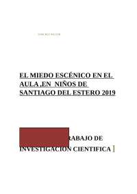 proyecto  de investigación pánico esenico