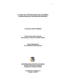 1 EL PAPEL DEL CONTADOR PÚBLICO EN LAS NORMAS INTERNACIONALES DE INFOR