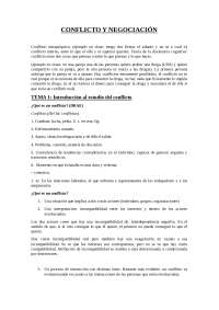 Conflicto y Negociación: Un Análisis de las Causas y Teorías