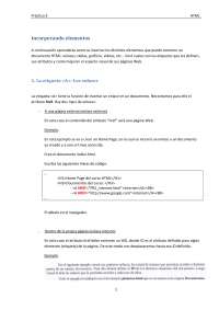 HTML Incorporando elementos