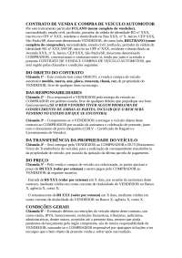 contrato de veiculo de compra e venda