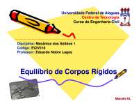 equilibrio dinamico e estatico nas estruturas