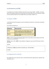 HTML Formularios
