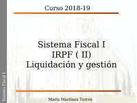 Ejercicios de la asignatura de sistema fiscal