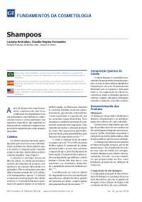 Formulação de shampoo xampu
