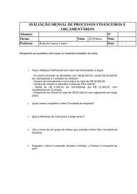 PARTIDA DIRETA DE MOTOR MONOFASICO