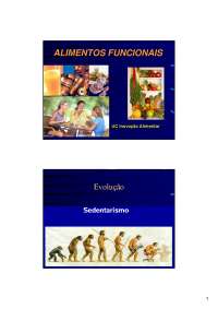 Alimentos funcionais, origem e definição