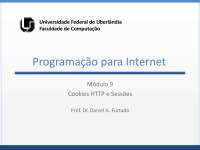 Programação para Internet - Cookies e Sessões