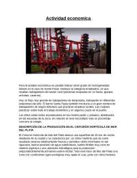Análisis Económico de Santa Paula: Trabajo y Producción Agro-Ecológica en Mar del Plata