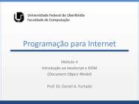 Programação para Internet - JavaScript