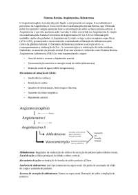 O Sistema Renina-Angiotensina-Aldosterona (SRAA): Regulação da Pressão Arterial