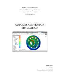 Teoria simulazione autodesk inventor