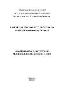 Lajes Lisas em Concreto Protendido - Analise e Dimensionamento