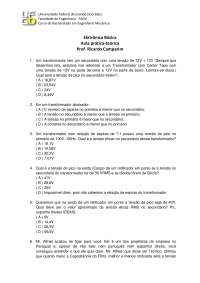 Lista sobre Aplicação de diodos