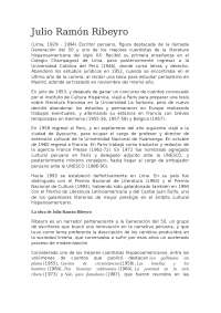 Alienacion de julio ramon ribeyro - C9ecb3c3761a7a9afae75147321c8197 