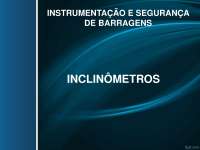 Seminário Obras de Terra e Enrocamento -Inclinômetro