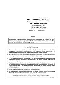 mazatrol matrixx manual operacional