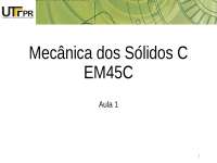 Mecânica dos Sólidos: Análise de Carregamentos, Vigas e Estruturas