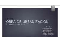 Obra de urbanizacion