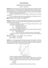 Lista de Exercícios Motores CC