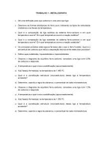 Trabalho 1 de MTT formação da ferrita