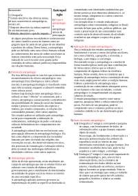 Resumo completo sobre noções antropológicas